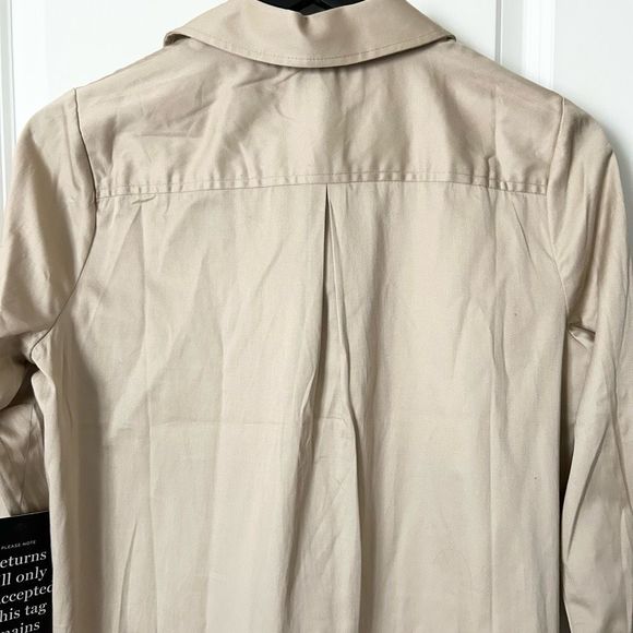 Tuckernuck Sand Roux Mini Long Sleeve Classic Chic Dress Size Small NWT - Picture 6 of 8